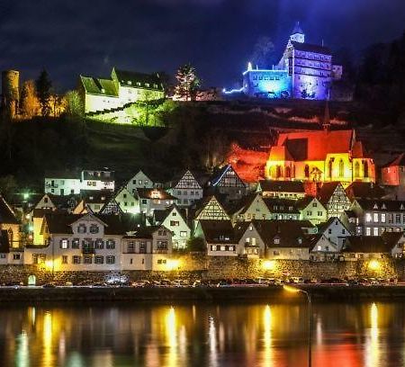 Natur Und Neckarblick Bei Heidelberg Хиршхорн Экстерьер фото