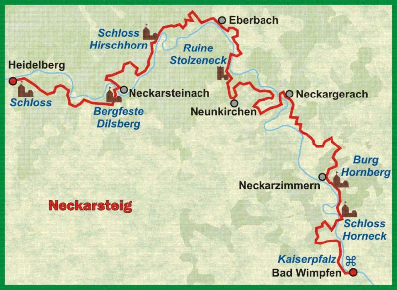 Natur Und Neckarblick Bei Heidelberg Хиршхорн Экстерьер фото